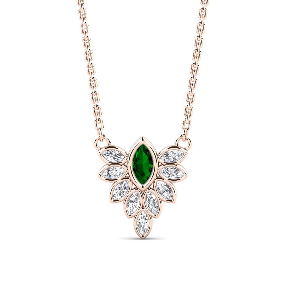 Green Zirconia Women's Necklace Geryon