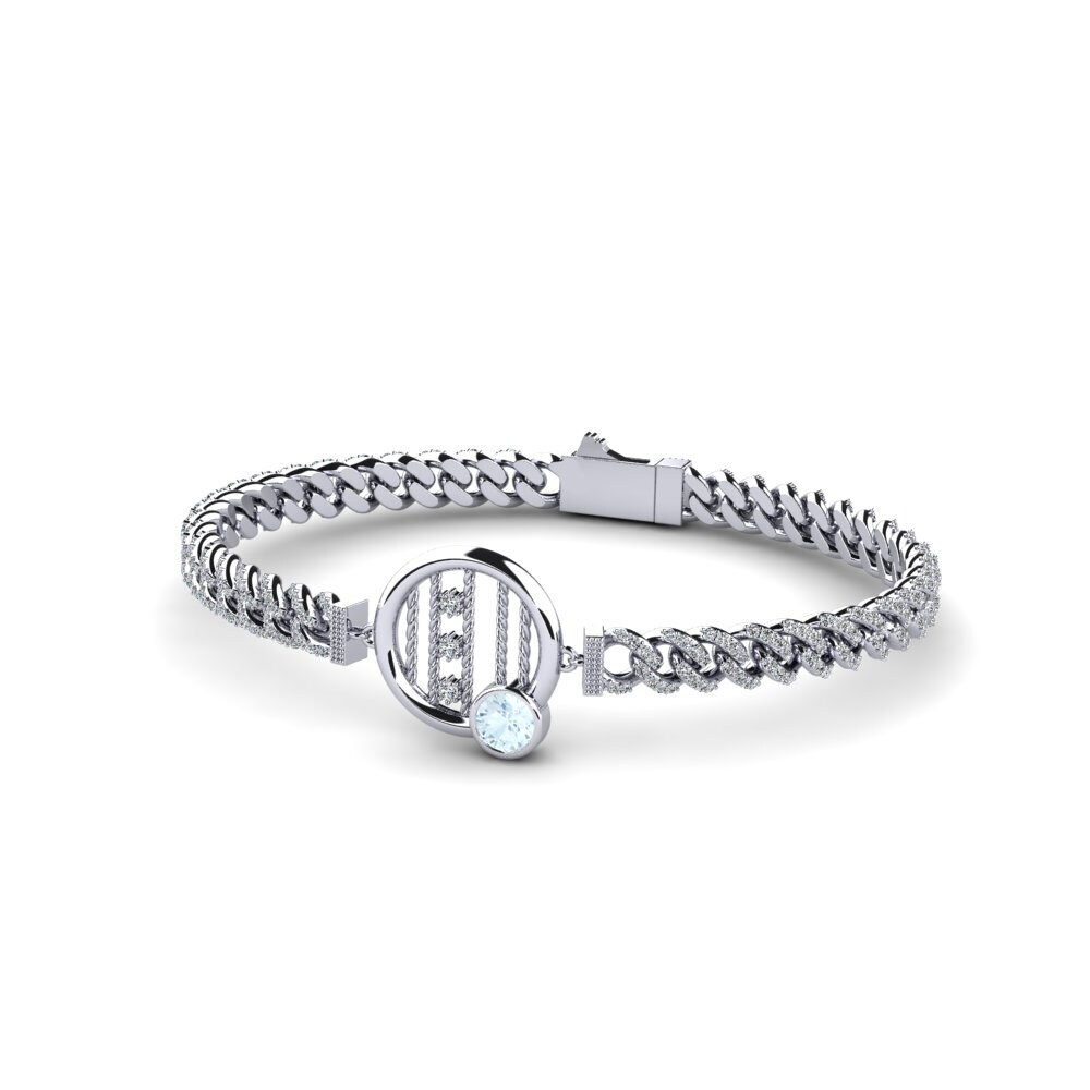 Aquamarine Women's Bracelet Geyflorrin