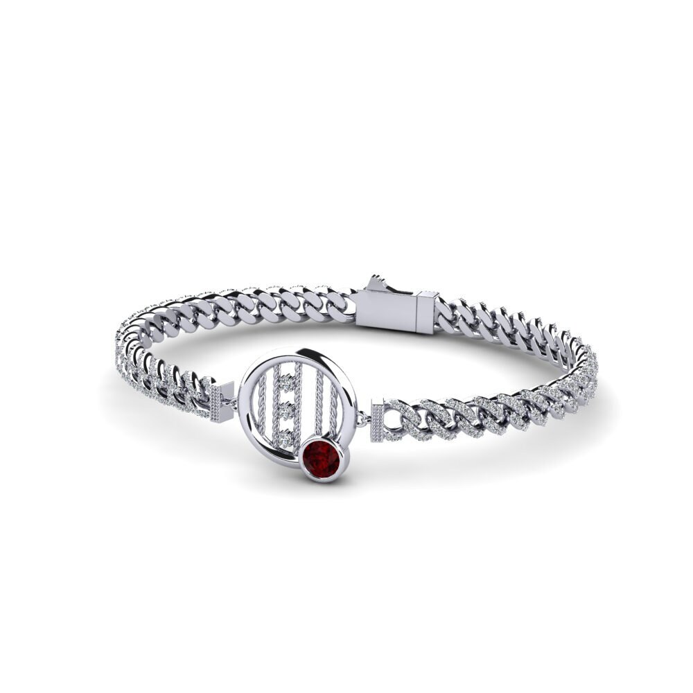 Garnet Women's Bracelet Geyflorrin