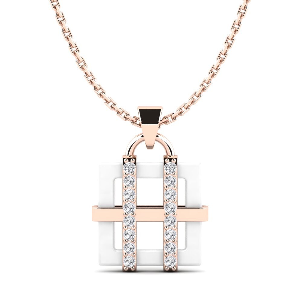 14k Rose Gold Women's Pendant Gianno