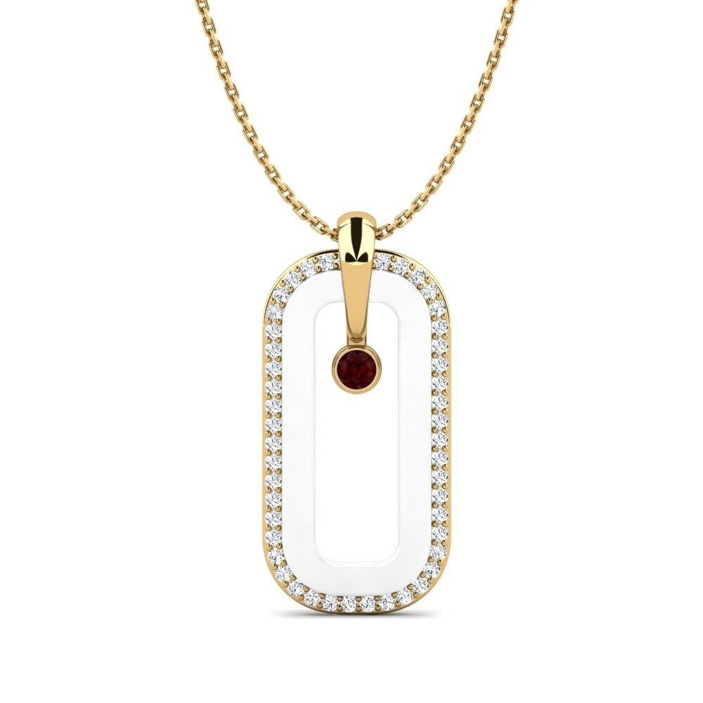 Garnet Women's Pendant Gibbon