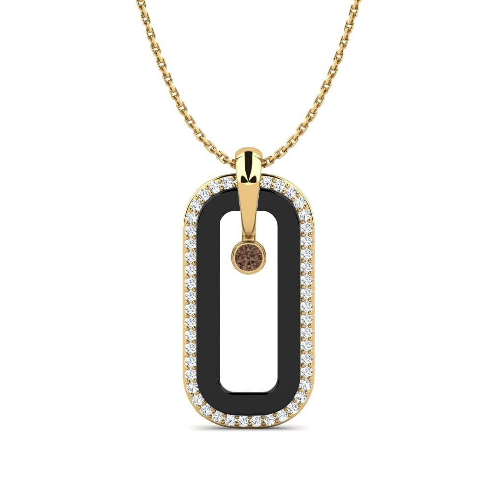 Smoky Quartz Women's Pendant Gibbon