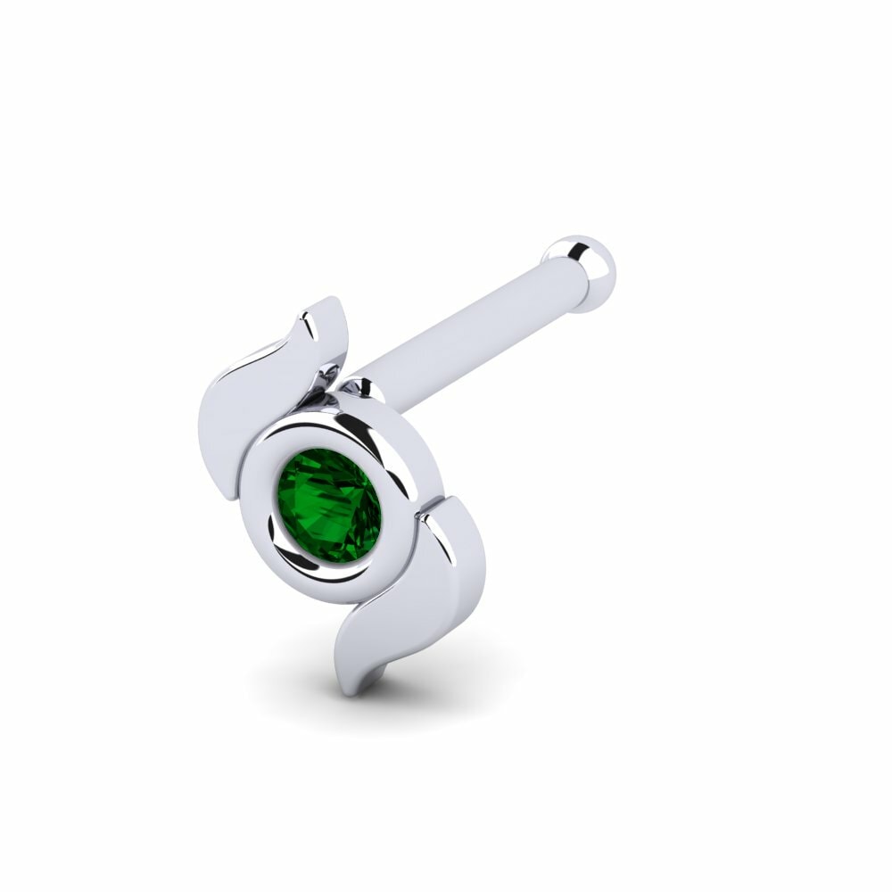 Groene Zirkoon Neus Pin Gibty