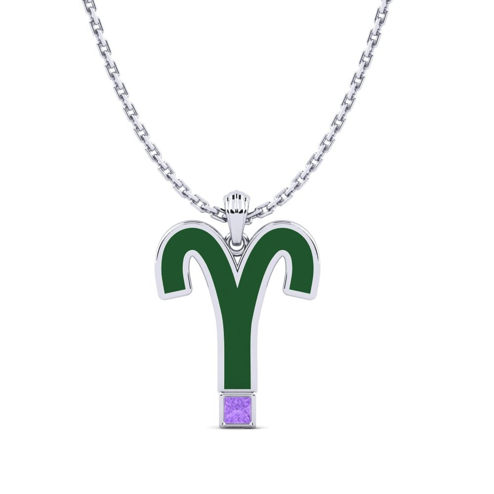 Amethyst Women's Pendant Gildo - Aries