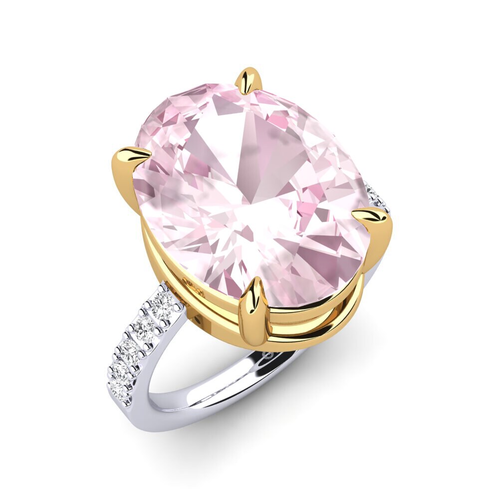 14ct White / Yellow Gold Ring Gillian