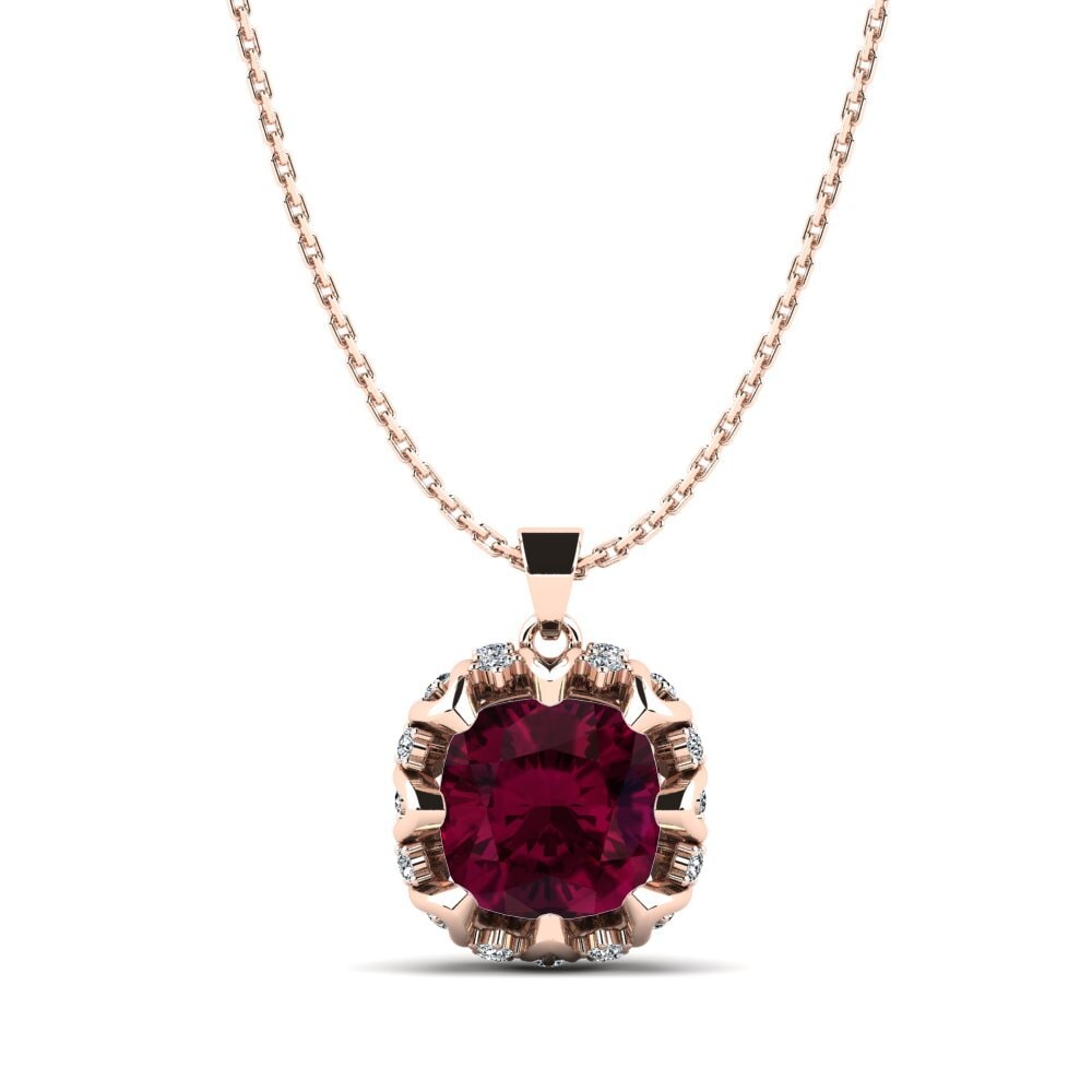 Rhodolite Garnet Women's Pendant Gillison