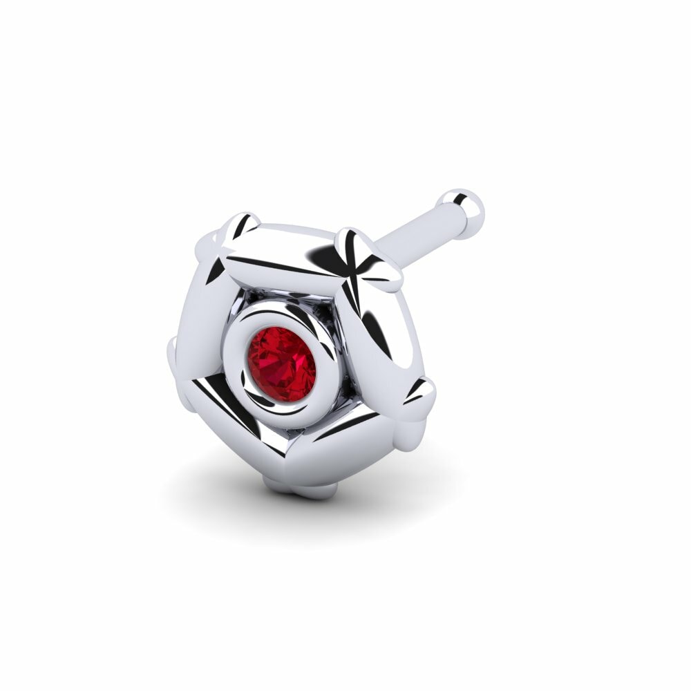 Red Zirconia Nose Pin Gimack