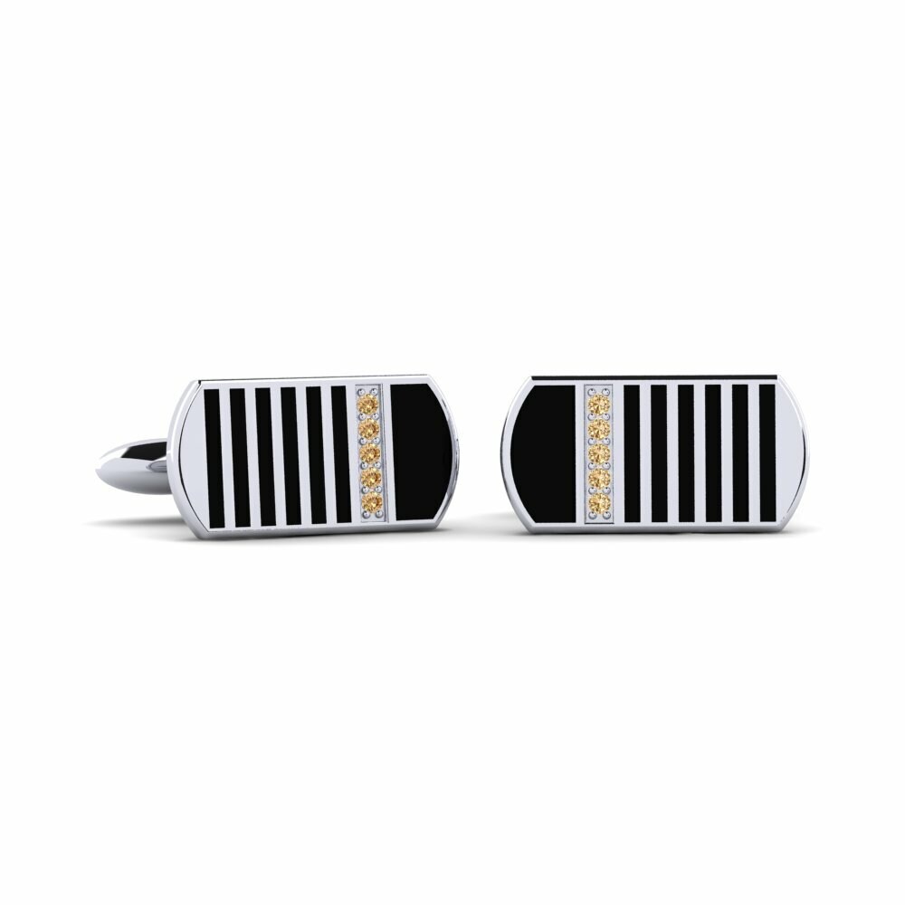Brown Diamond Cufflink Ginnes