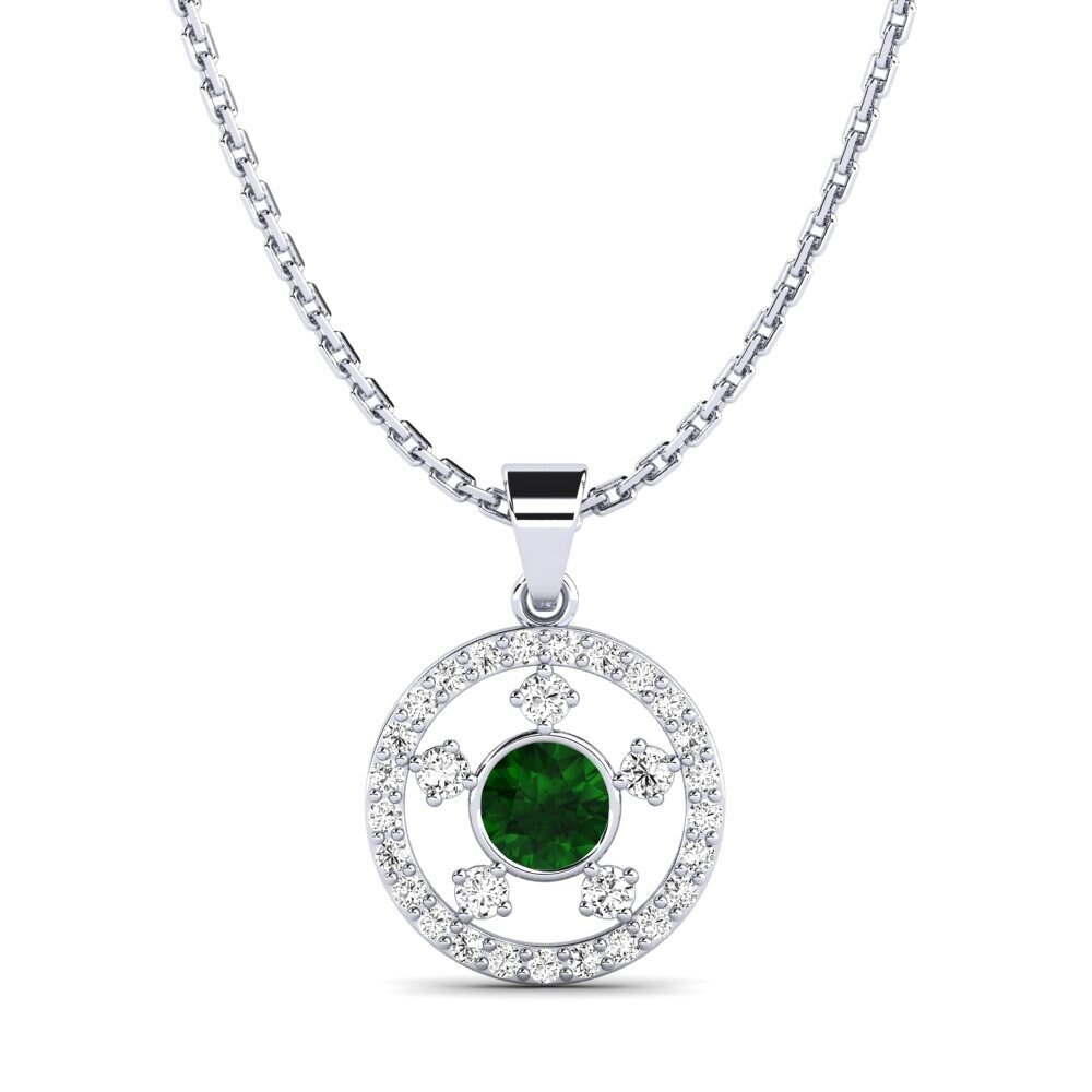 Green Tourmaline Women's Pendant Giotto
