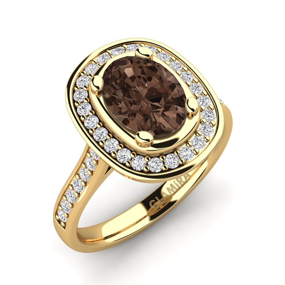 Smoky Quartz Engagement Ring Girona