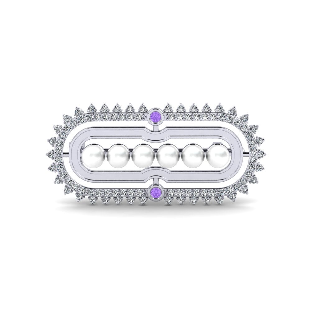 Amethyst Brooch Giroux