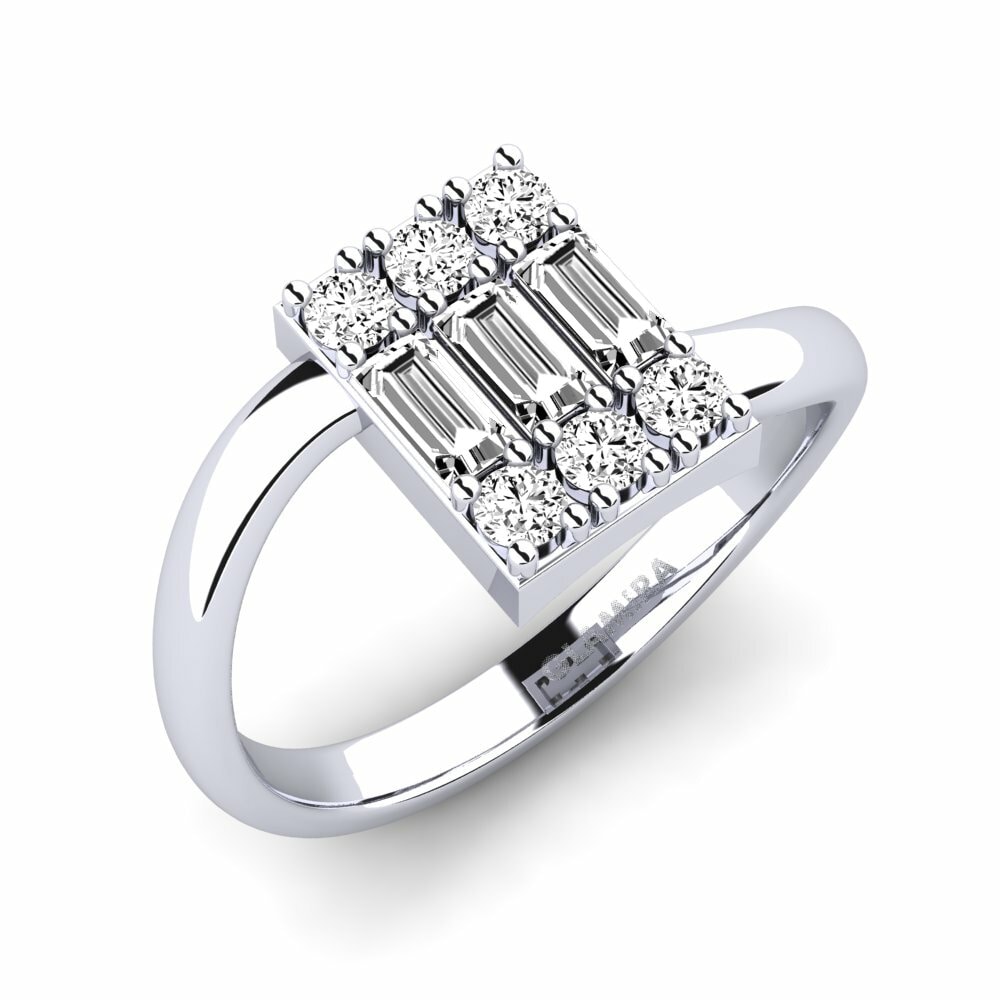 14k White Gold Ring Gisco