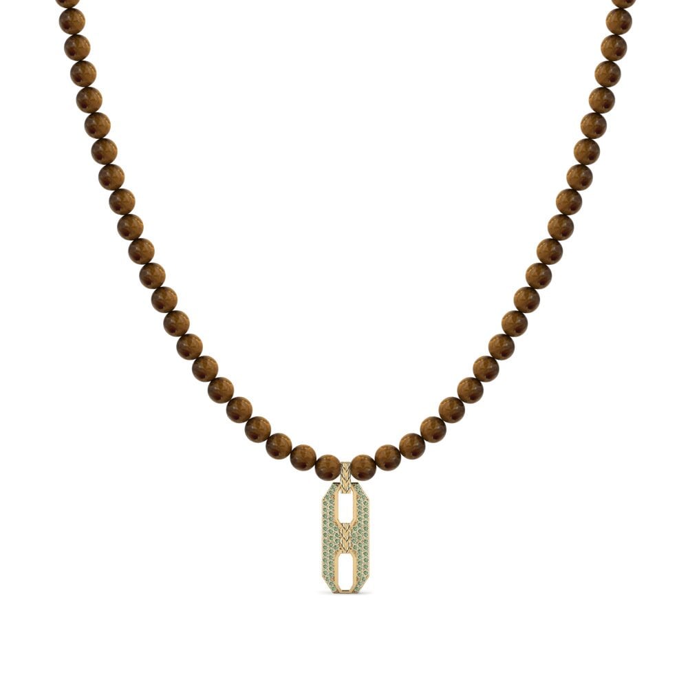 Green Diamond Men's Necklace Gisors