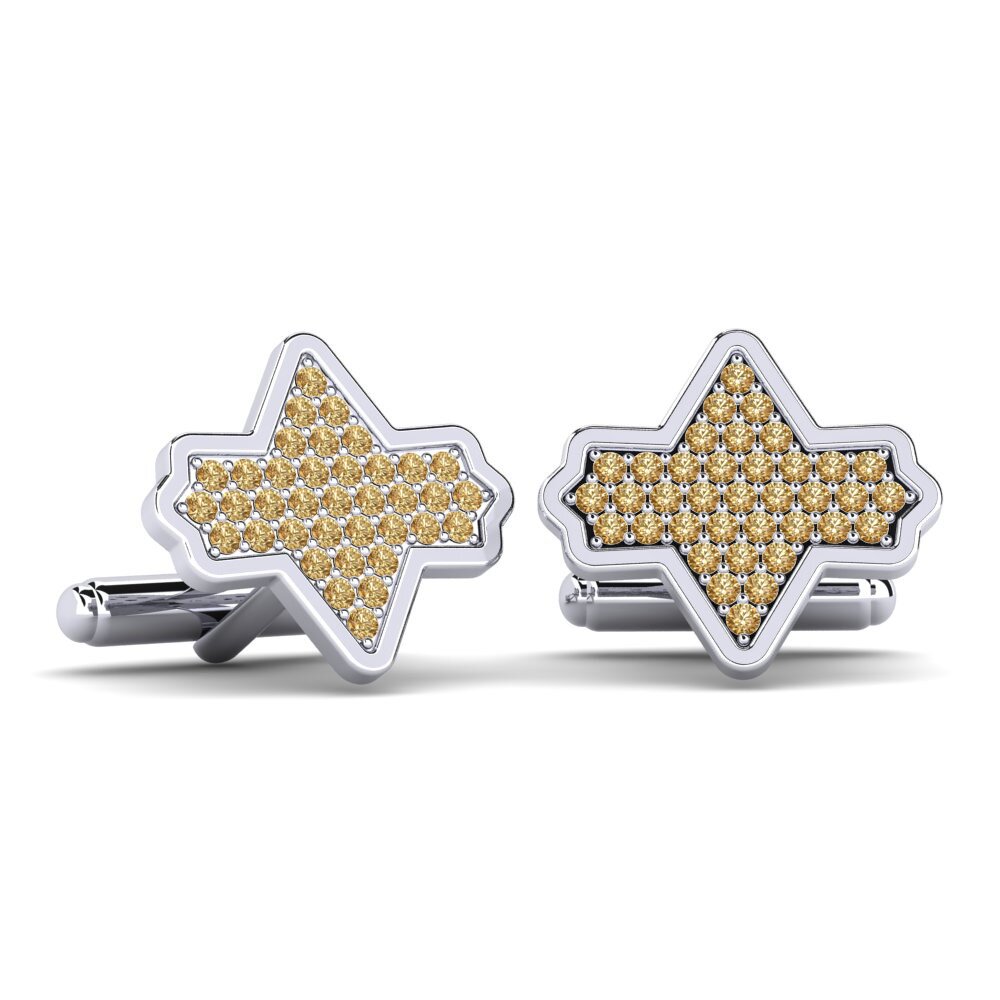 Brown Diamond Cufflink Gitanjali