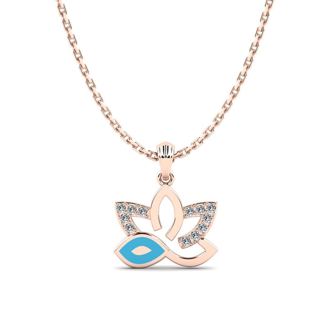 14ct Rose Gold Women's Pendant Giusser