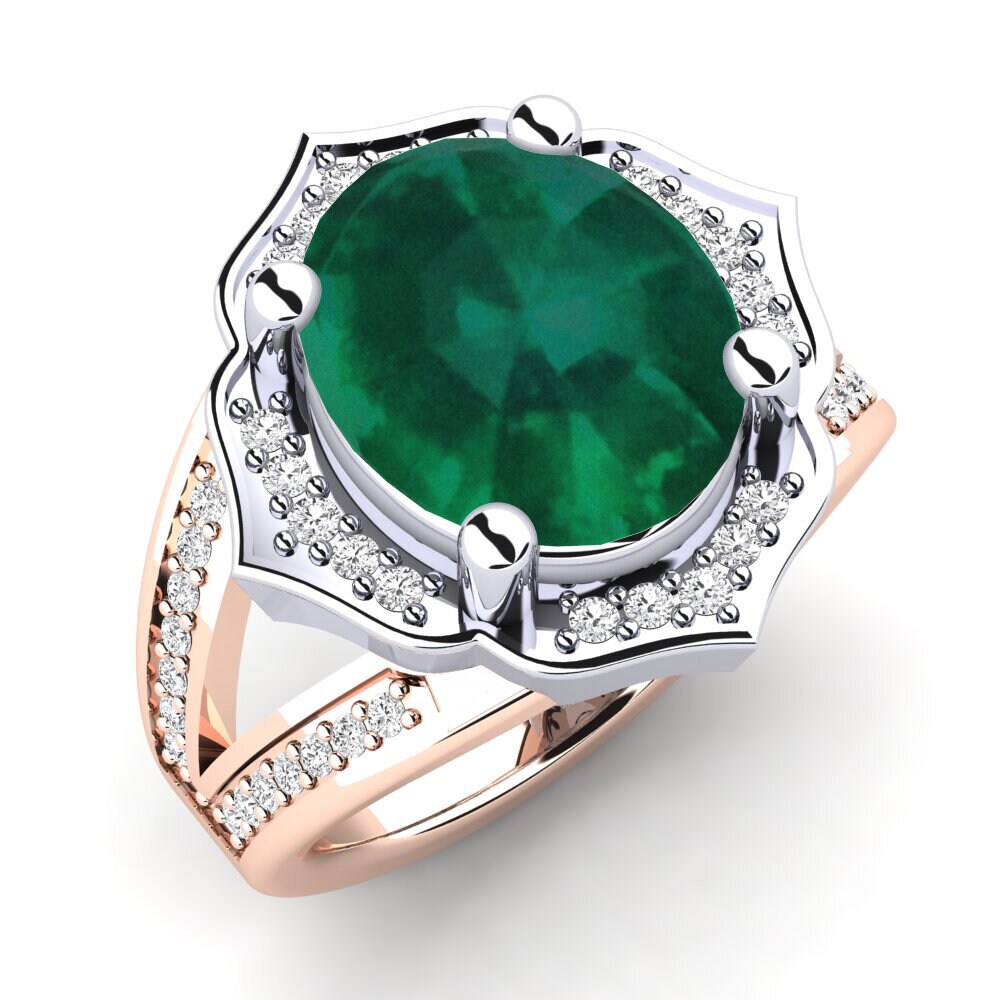 14K Rose & White Gold Ring Gizella