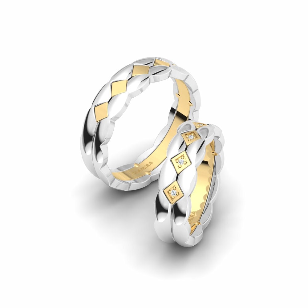 Anillo de boda Glamorous Touch 6 mm