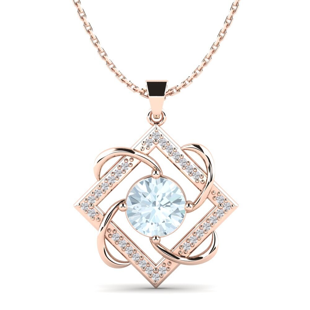 14ct Rose Gold Women's Pendant Gliese