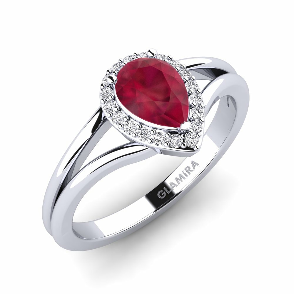Ruby Engagement Ring Glinda
