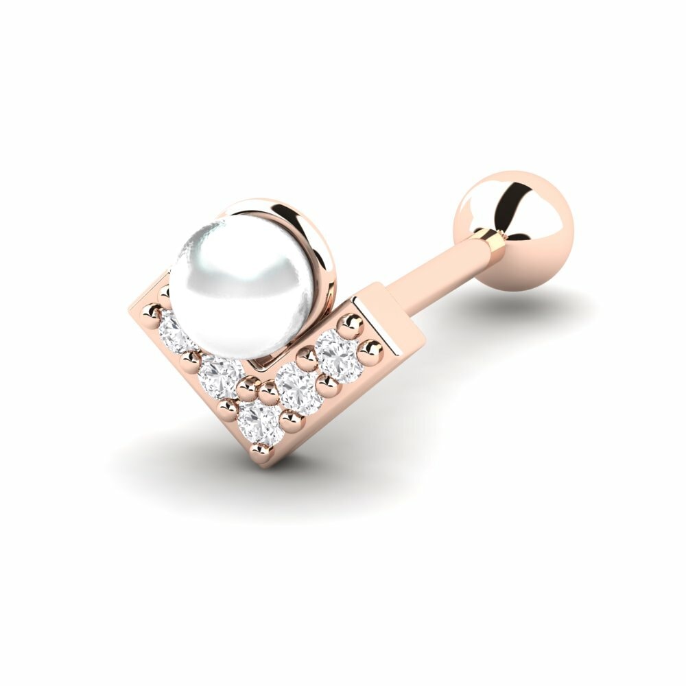 9ct Rose Gold Ear Piercing Gloed