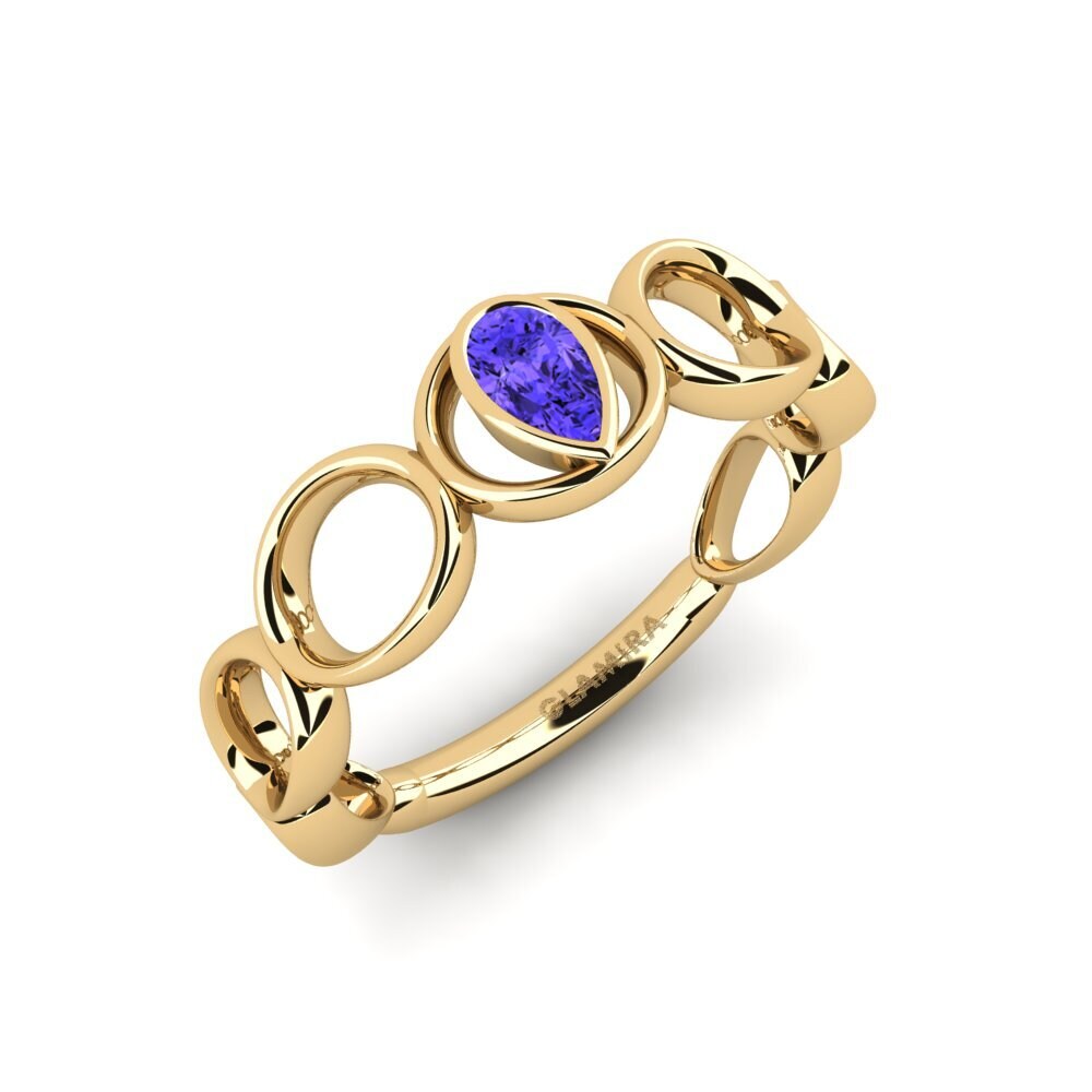 Tanzanite Bague de fiançailles Glokc