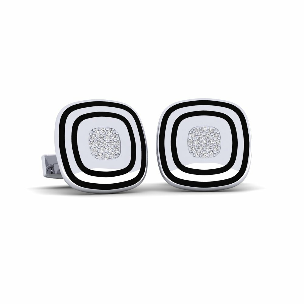 Diamant Bouton de manchette Glouton