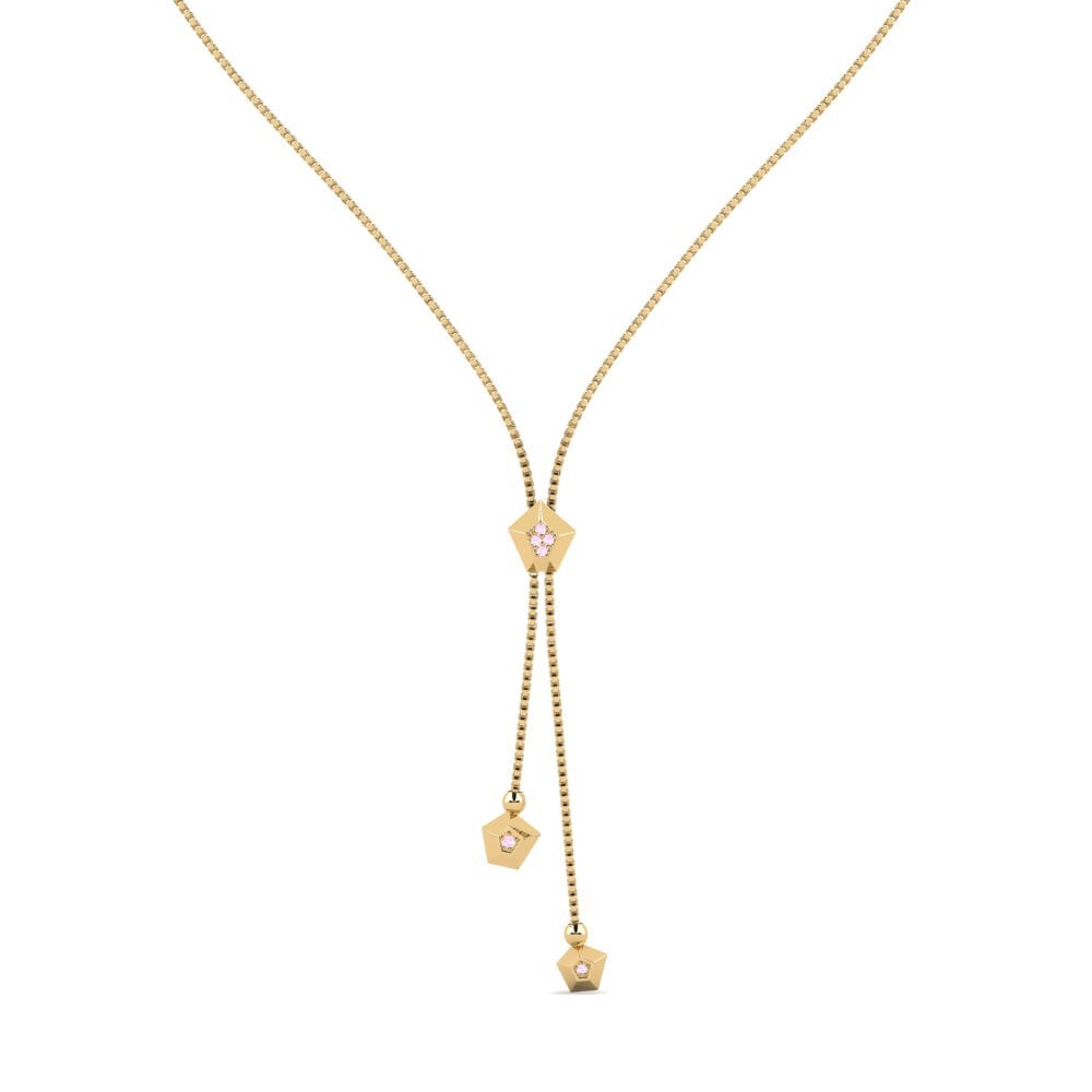 Saphir Rose Collier pour femme Glucase