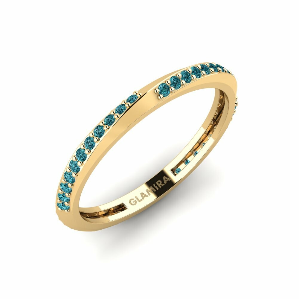 Blue Diamond Ring Golben