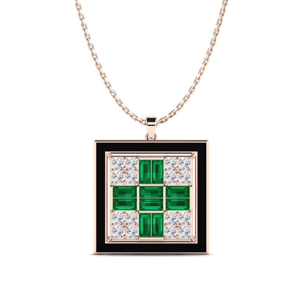 Green Zirconia Women's Pendant Gordios