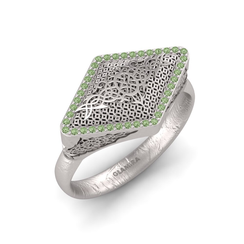 Diamante Verde Anillo de Hombre Gorman