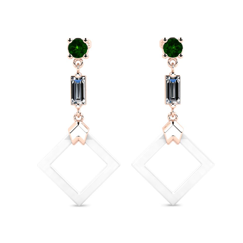 Green Tourmaline Women's Earring Gosse