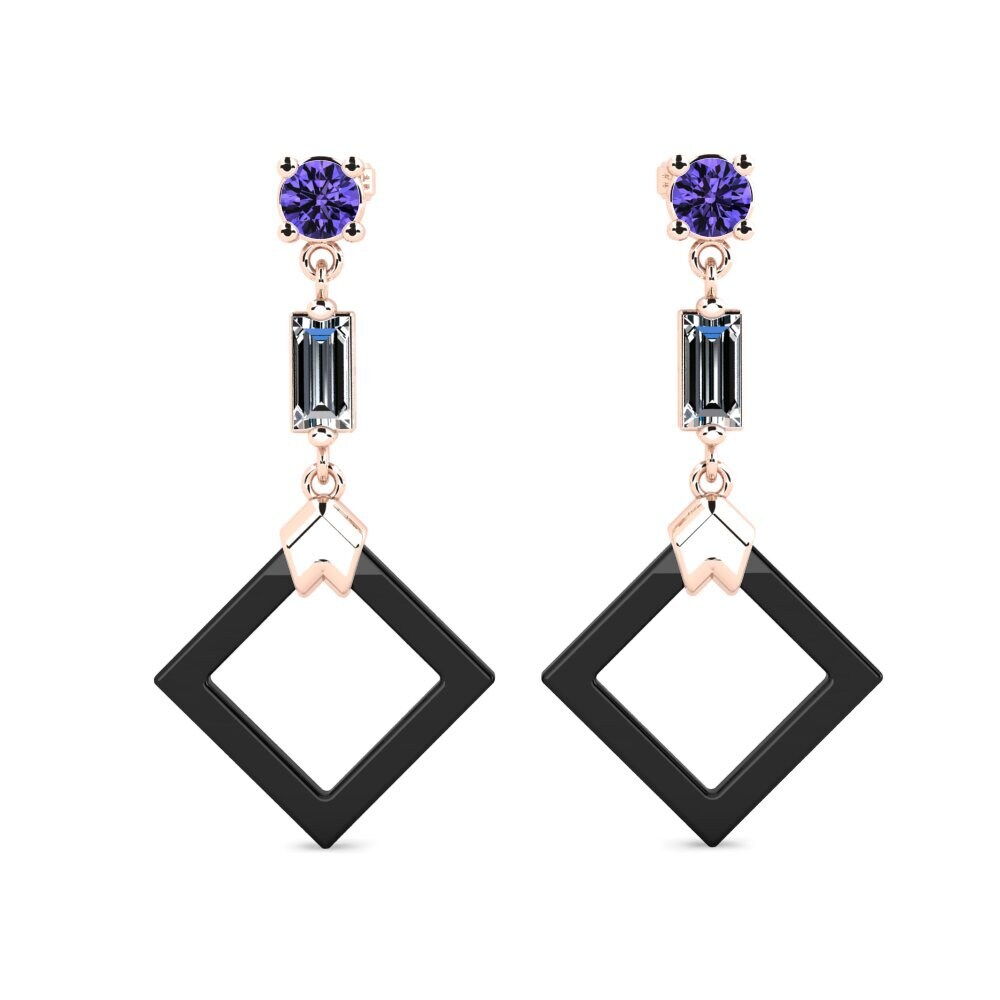 Round Tanzanite Women's Earring Gosse