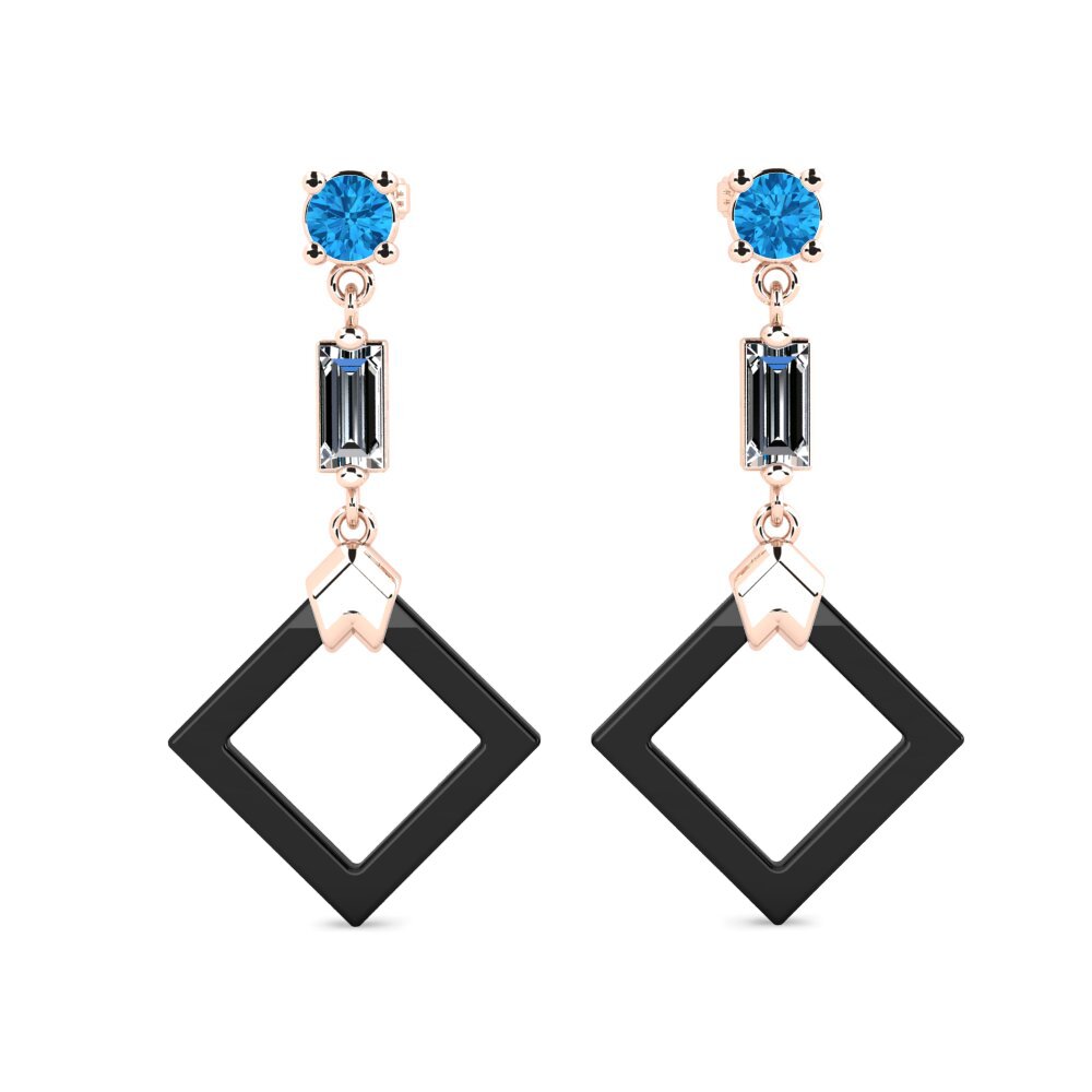 Blue Topaz Women's Earring Gosse