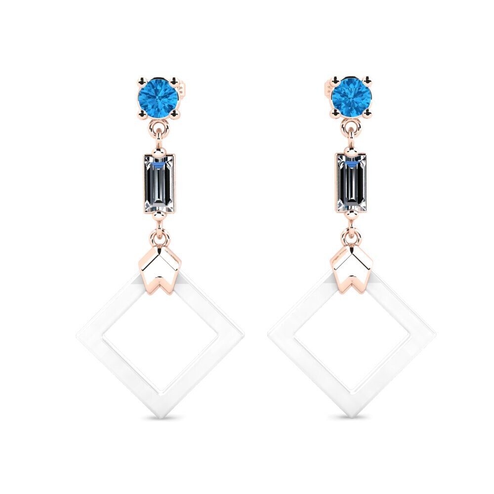 Blue Topaz Women's Earring Gosse