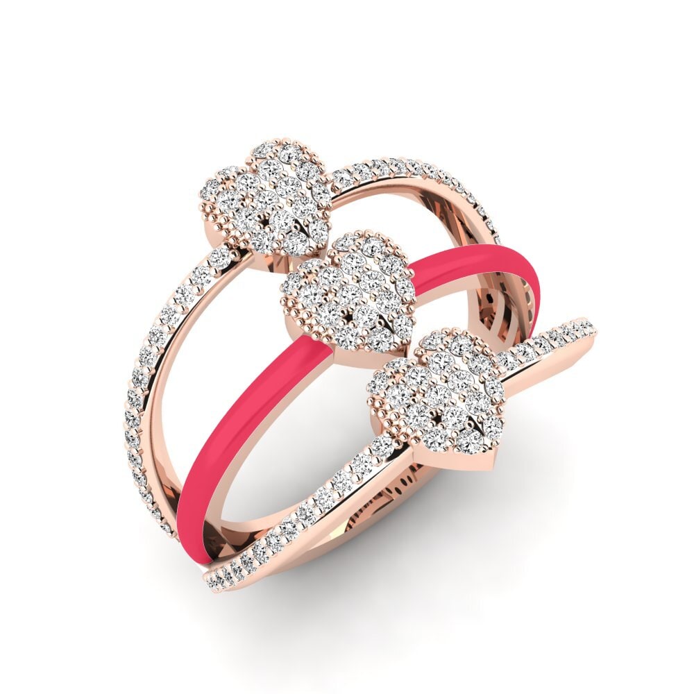 Moissanita Anillo Gozoa
