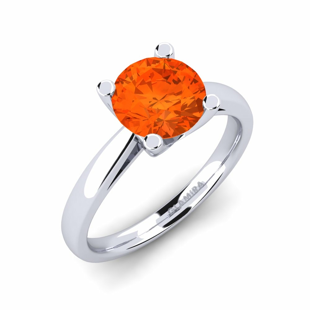 Fire Opal Engagement Ring Grace 2.0 crt