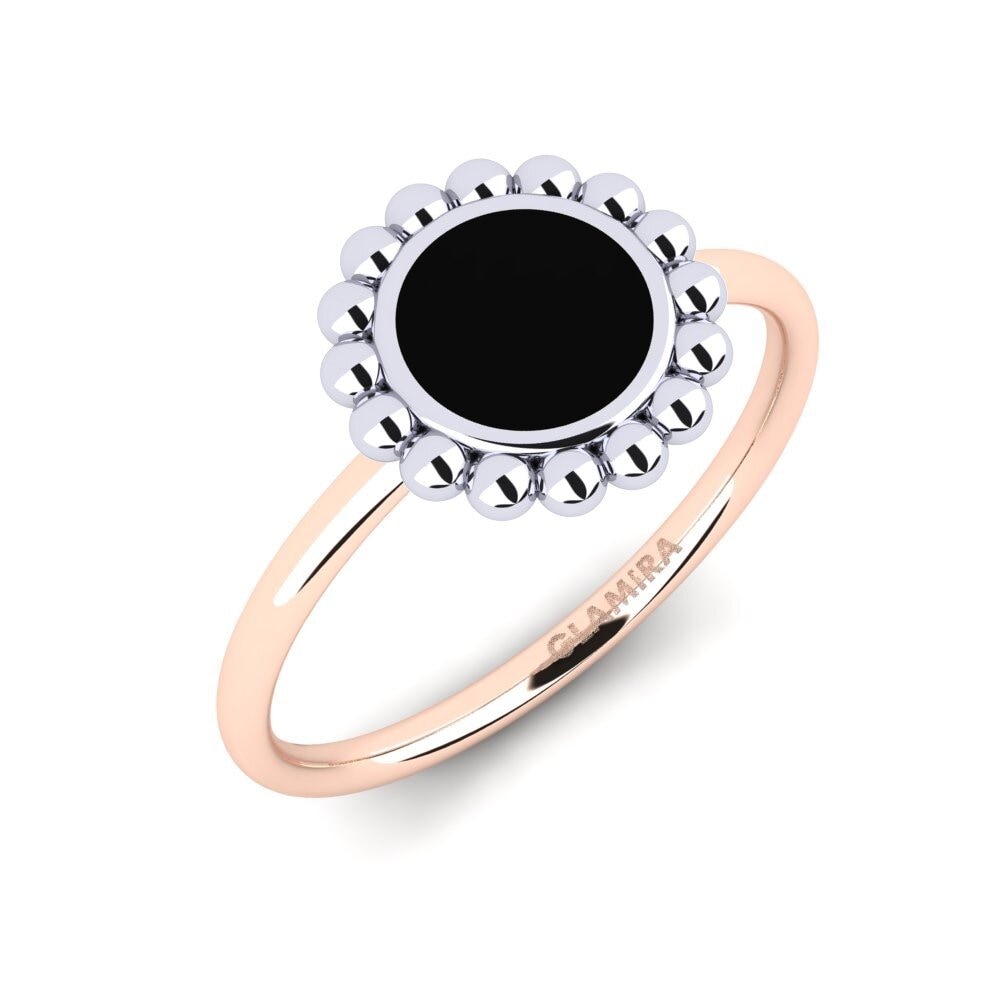 14ct Rose & White Gold Ring Gracefuly