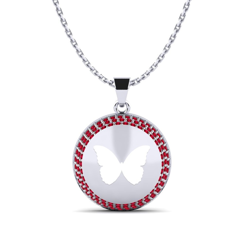 Red Zirconia Women's Pendant Gradation