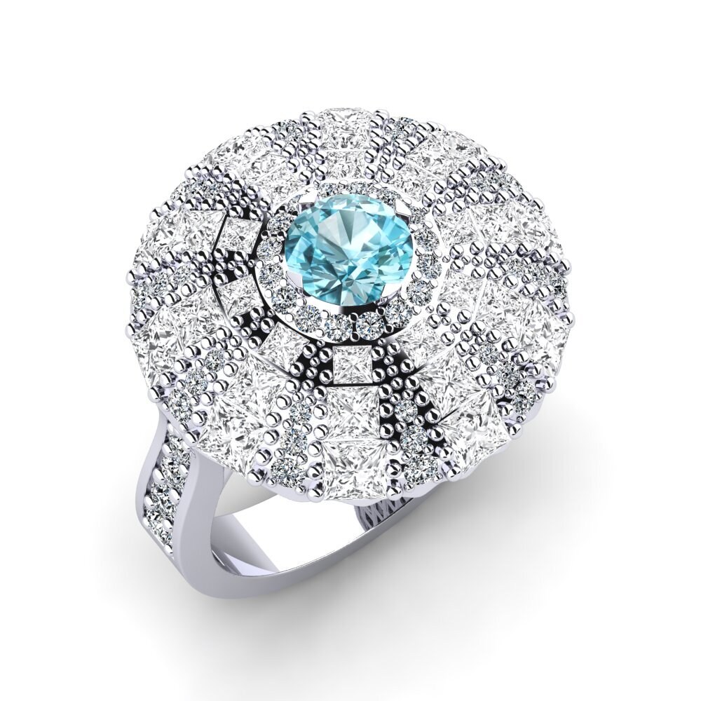 Blue Zircon Ring Grajeda