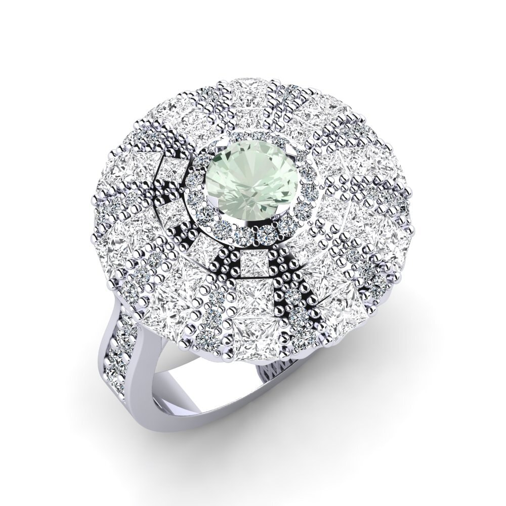 Green Amethyst Ring Grajeda