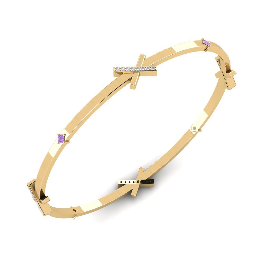 Amethyst Women's Bangle Gramikos