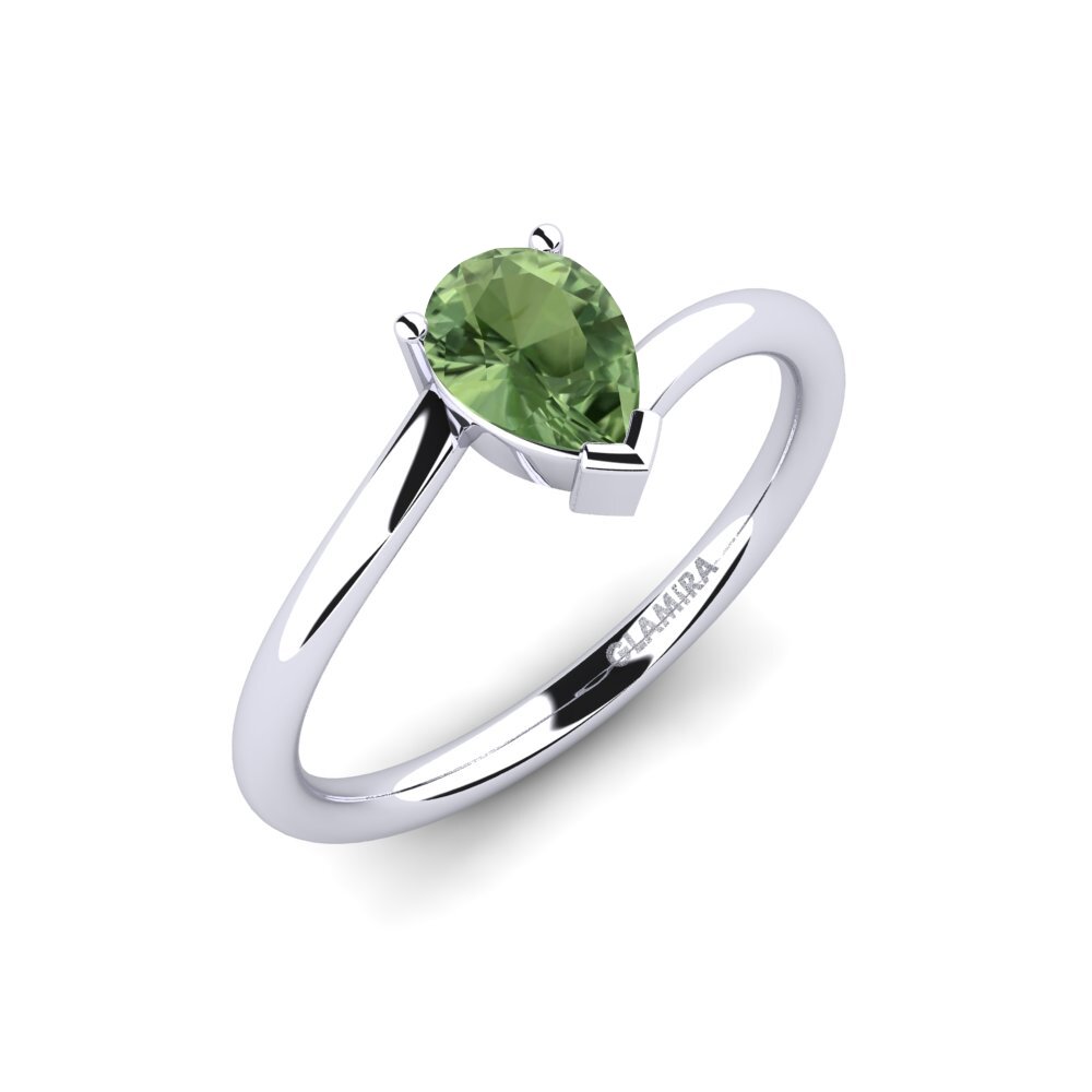 Green Sapphire Engagement Ring Granna