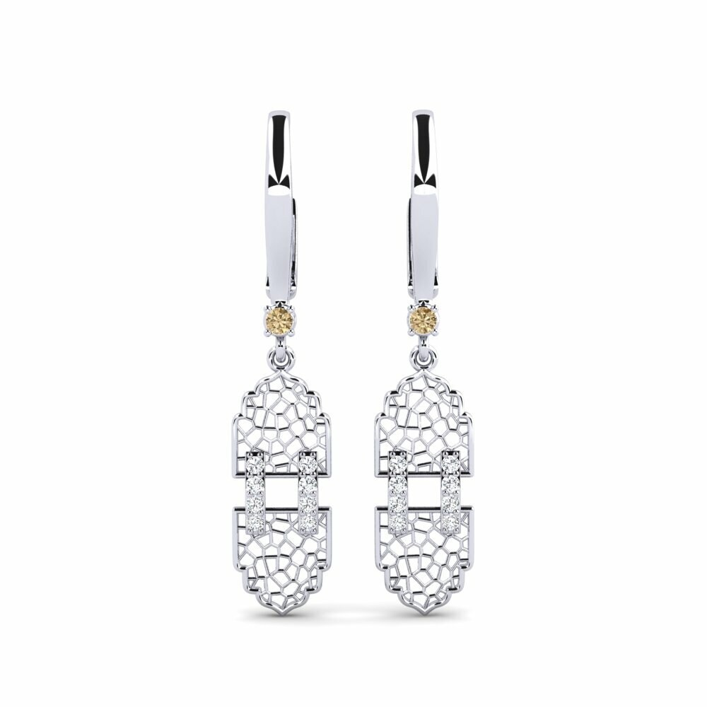 Diamante Marrón Pendiente de mujer Gransatori