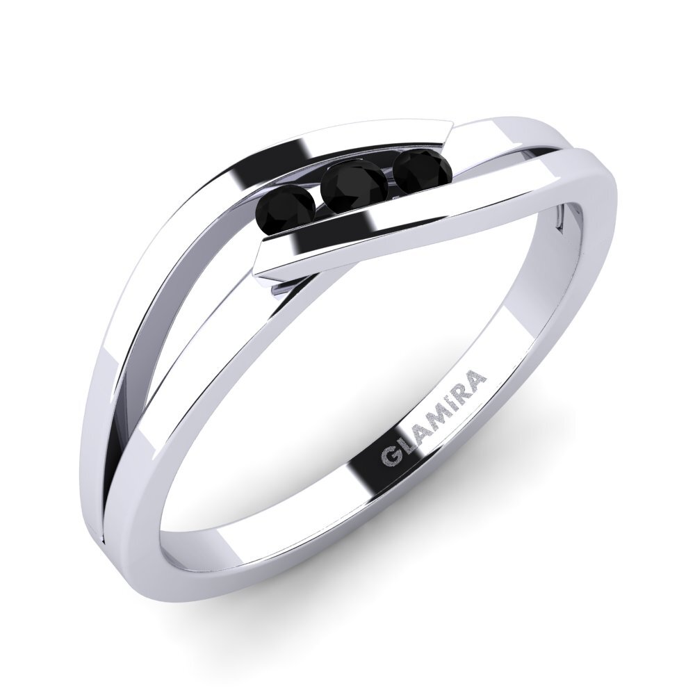 Bague De Fiançailles Solitaire Or Blanc 14 Carats Avec Moissanite - Taille US 7, Création Artisanale
