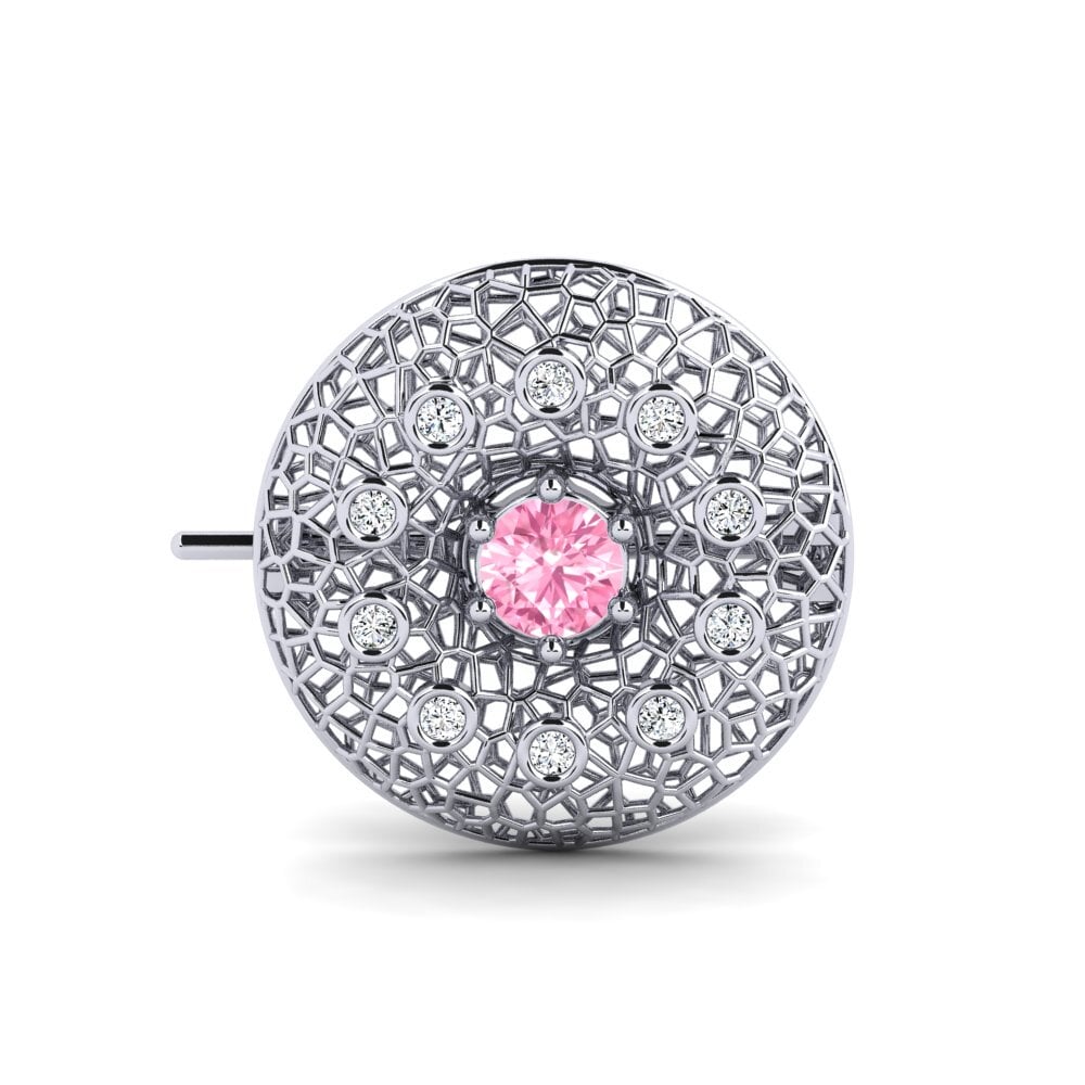 Zafiro Rosado Broche Gravely