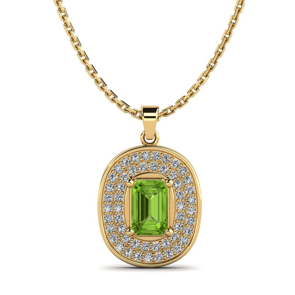 Peridot Women's Pendant Greeni