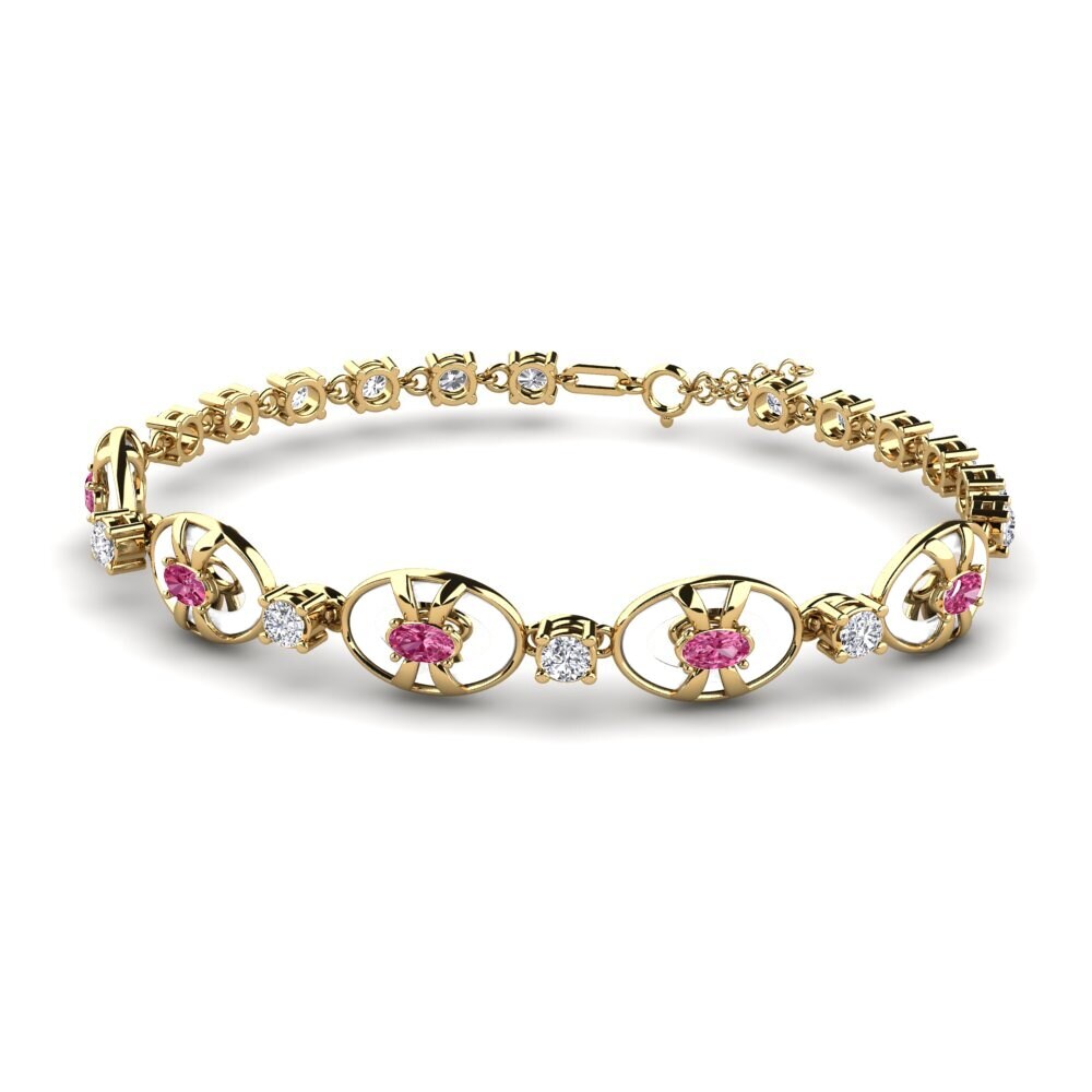 Pink Tourmaline Women's Bracelet Greening