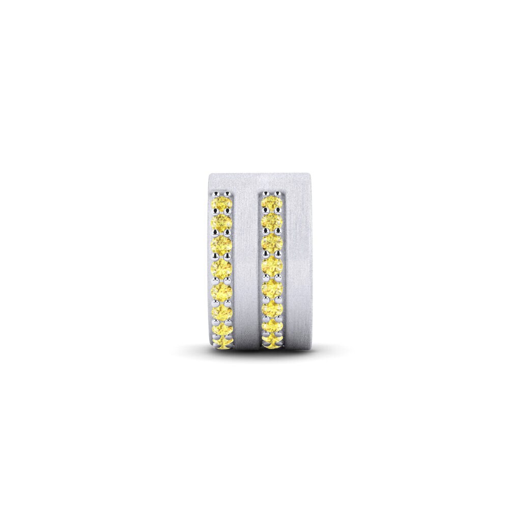 Manchette d'oreille homme Grena Saphir Jaune