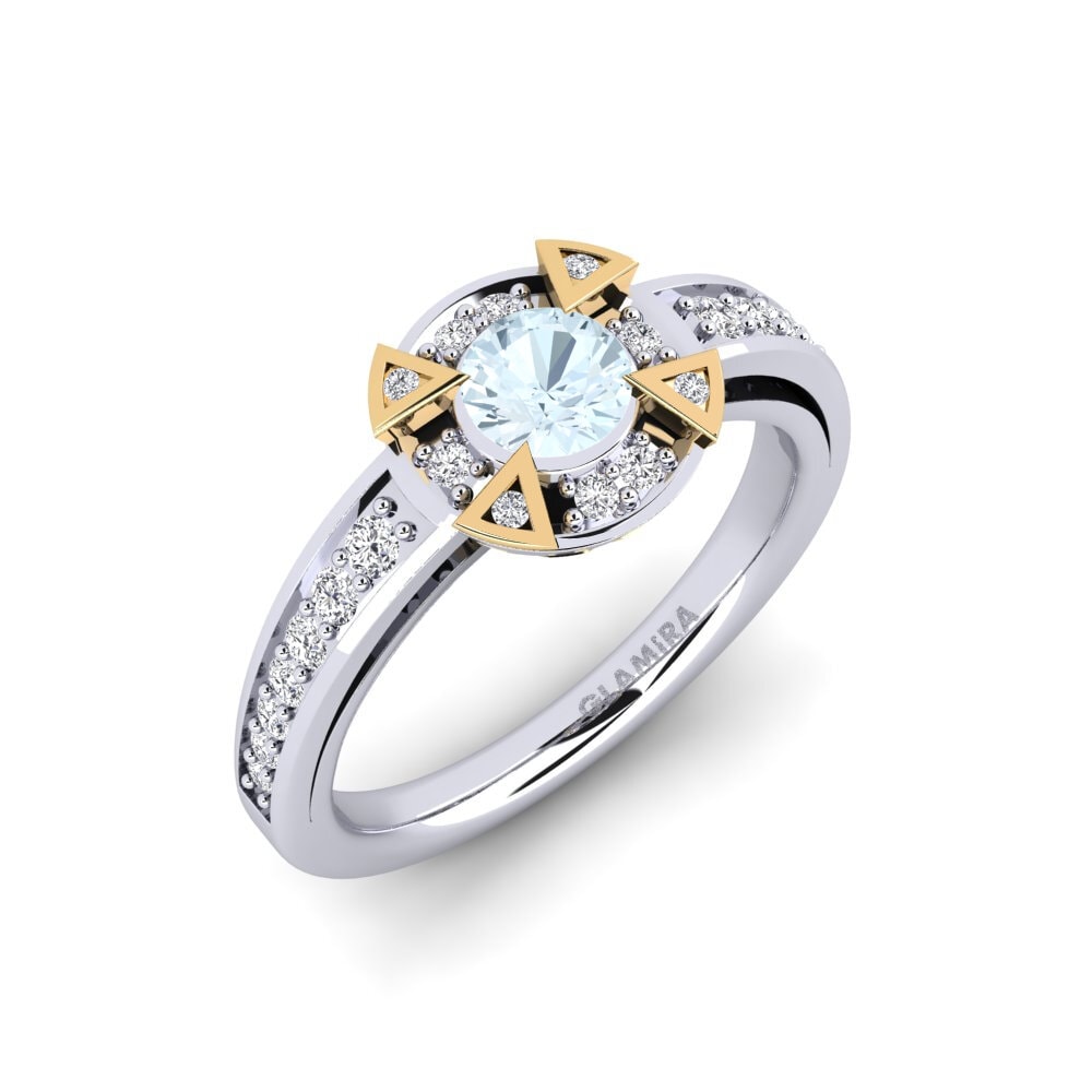 Aquamarine Engagement Ring Grendel