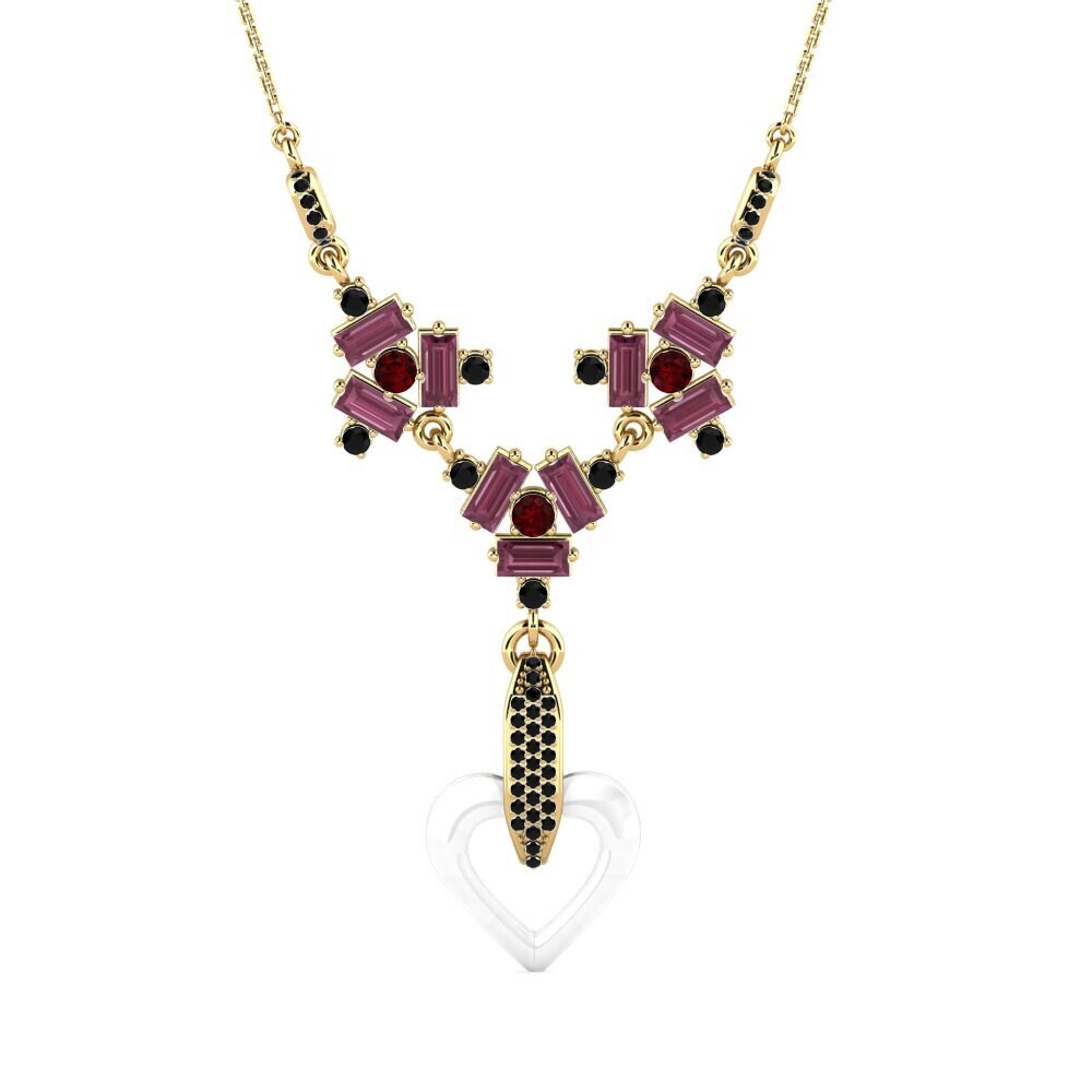 Garnet Women's Necklace Gresa